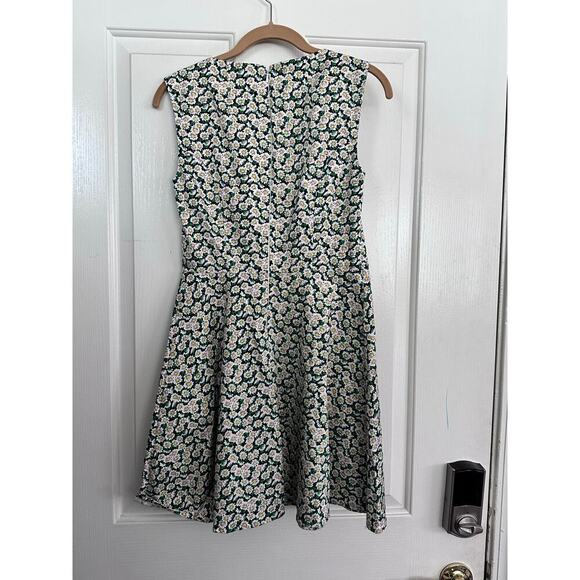 French Connection Women's Daisy Floral Scoop Neck Fit & Flare Dress Size 6 - Picture 7 of 9